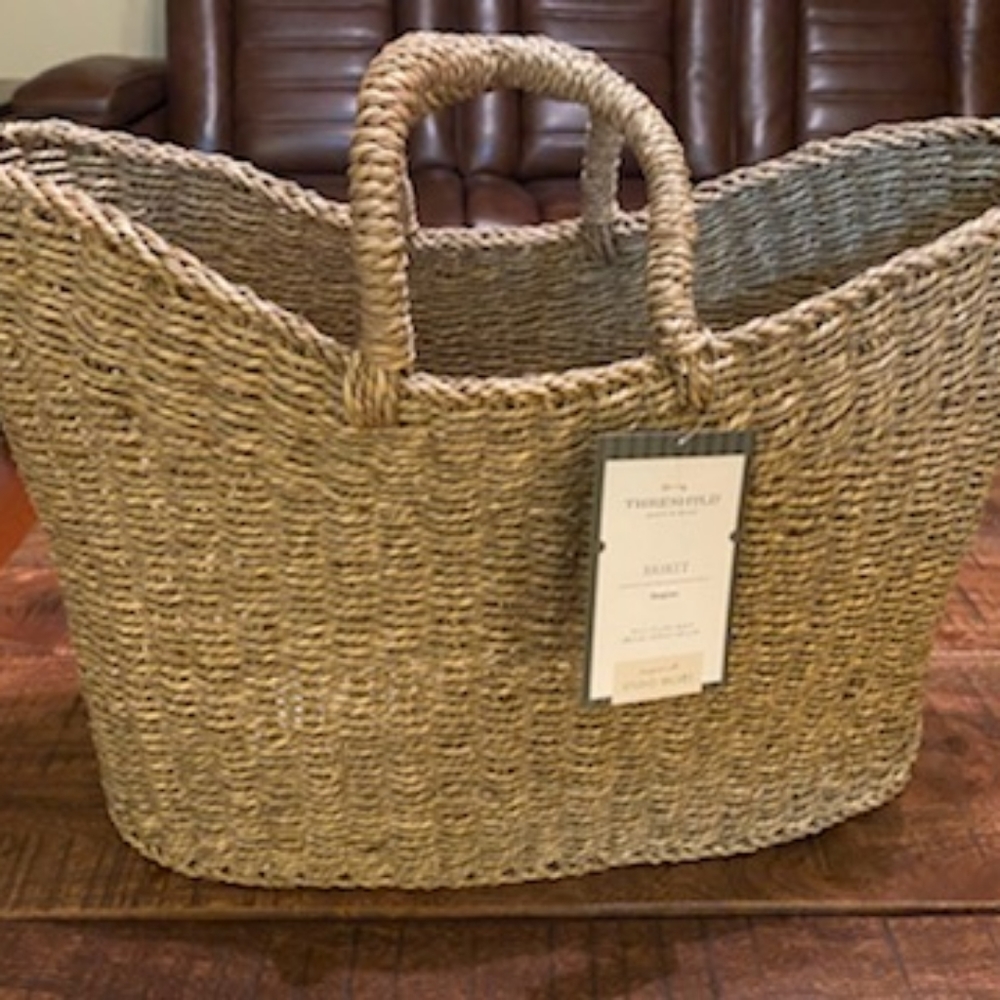 Seagrass Braided Basket NATURAL  COR